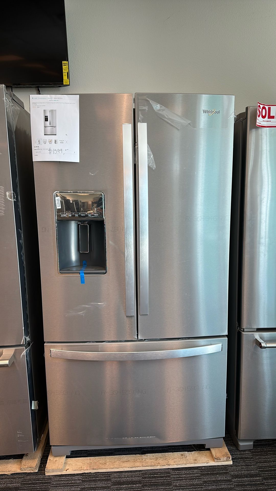 Whirlpool stainless steel French door
