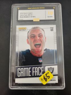 Brock Bowers Rookie Card Of 331 GEM MINT 10