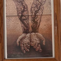 10x12 CUSTOM STREET ART FRAMED PRINT