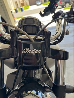 Indian Scout with saddle bags