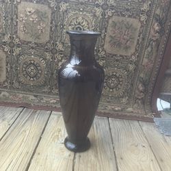 Heavy Glass Vase
