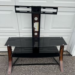 Glass TV Stand with Mount