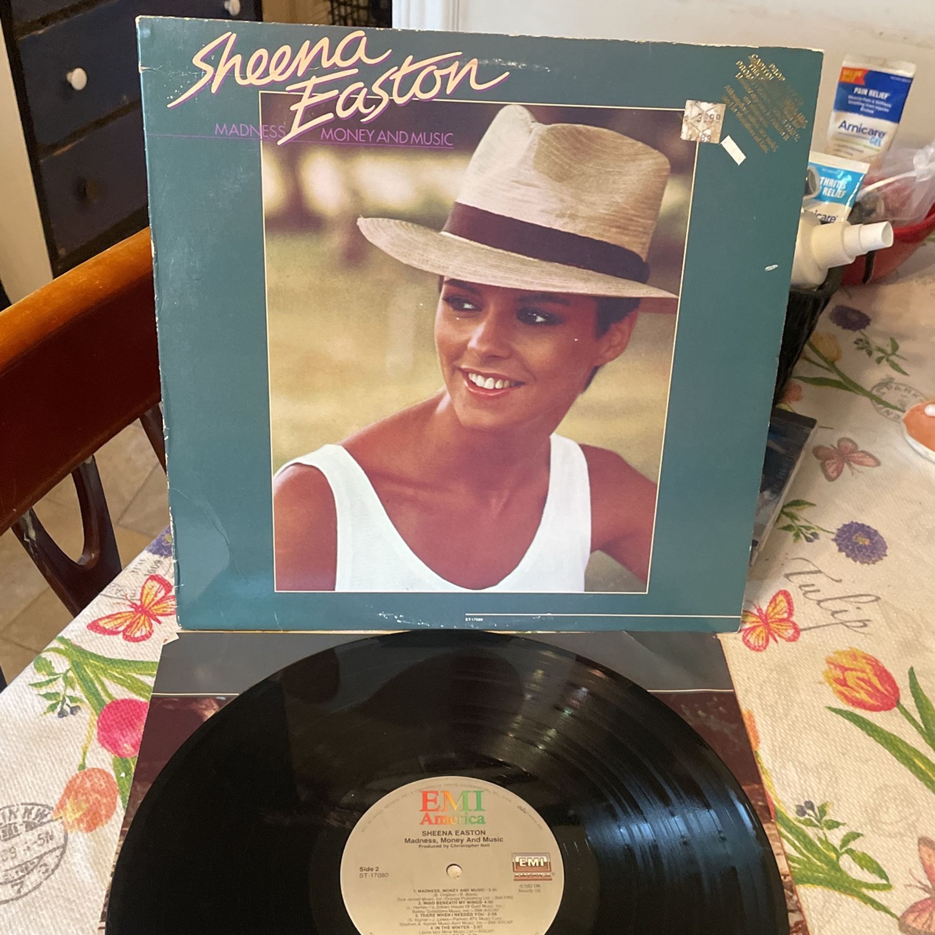Sheena Easton- Madness, Money, And Music! Vinyl Album.