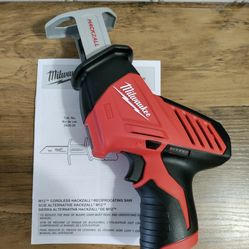 M12 Milwaukee Lithium-Ion HACKZALL Cordless Reciprocating Saw (Tool-Only)
