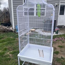 Bird Cage On wheels