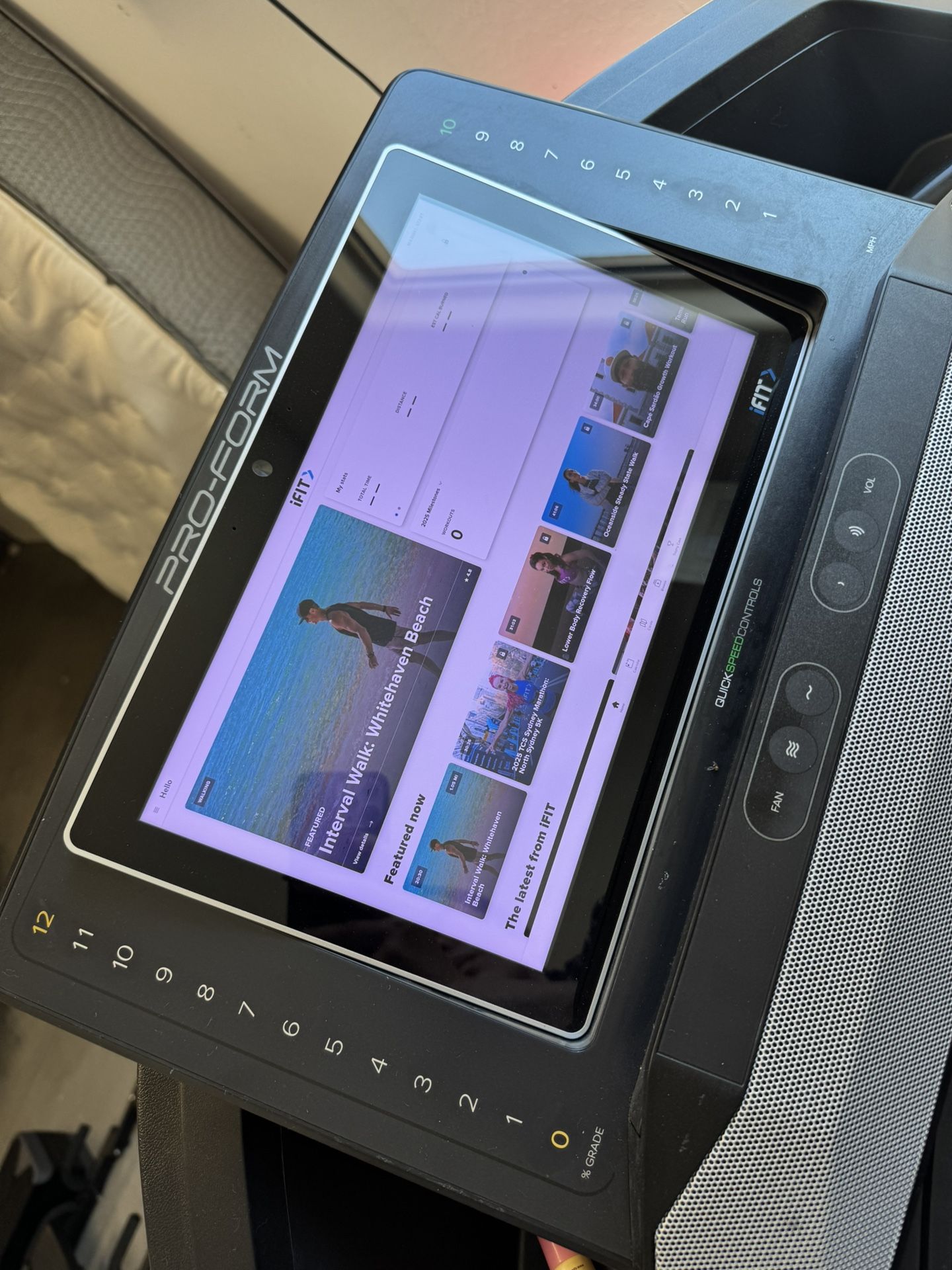 Pro form Treadmill And Other Gym Equipment