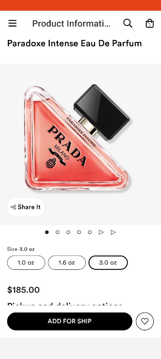 Prada perfume