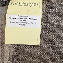 New P/K Lifestyles Mixology Performance upholstery fabric in the color Mushroom from the Performance Plus V Fall 2021 collection.  36 x 58