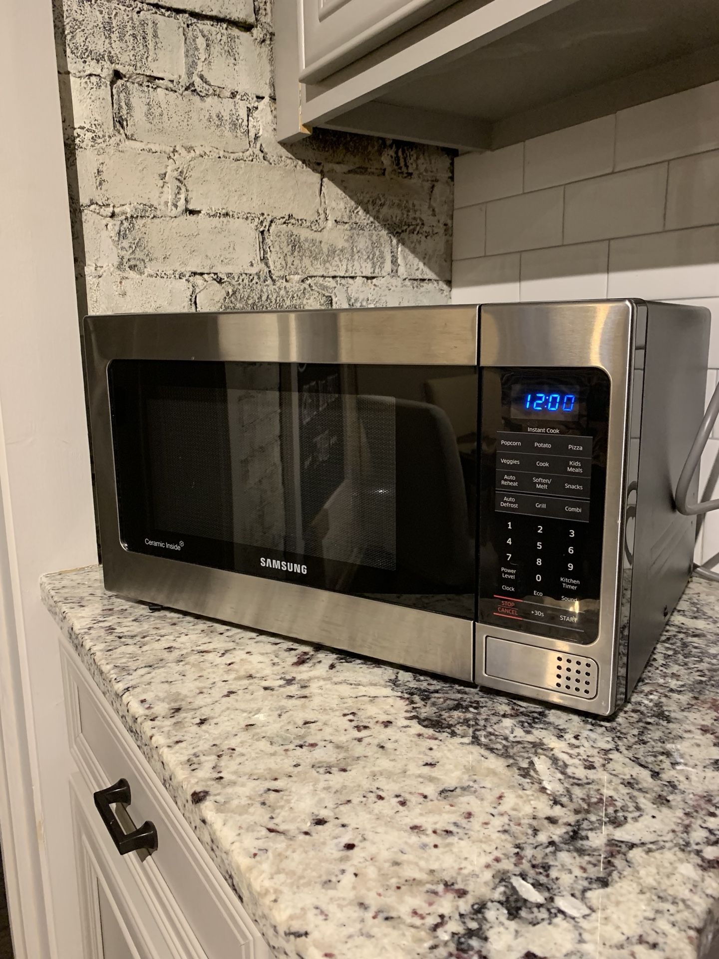Samsung stainless steel microwave for sale
