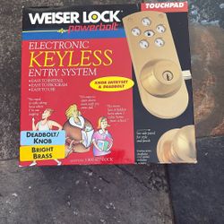 Weiser Powerbolt(Knob Entryset/Deadbolt21045