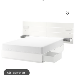 Queen bed frame