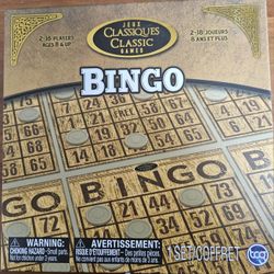 New In Box JEUX Classiques Classic Games Bingo 2-18 Players, Ages 8 & UpNew In Box JEUX Classiques Classic Games Bingo 2-18 Players, Ages 8 & UpNew In