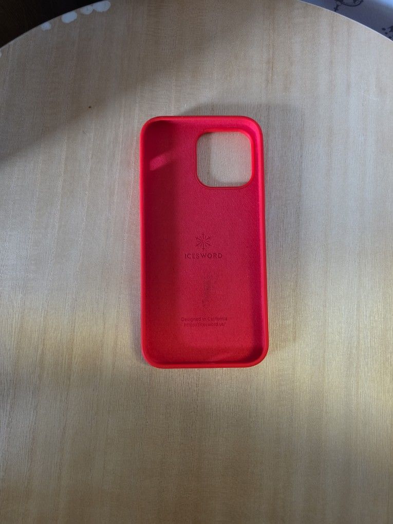 Red Iphone 14PRO MAX Case