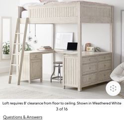 Pottery Barn Loft Bed