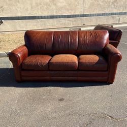 Real Leather Couch
