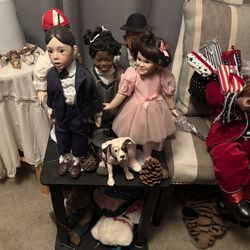 Little Rascals Vintage Porcelain Dolls 