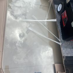 52x30x3/4” Beveled Glass Top