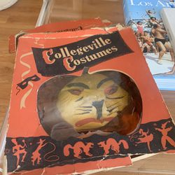 Collegeville Costume 1940s Halloween Scary Mask Haunted 