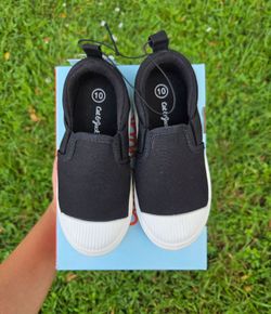 Cat & Jack morgan slip on sneakers US size 10 brand new black