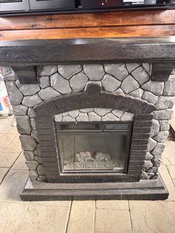 Chimenea eléctrica & calefacción caliente