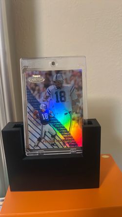 Peyton Manning Topps Finest Holographic Football Card