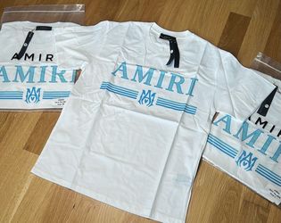 White amiri tee