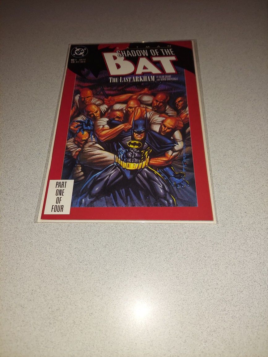 1992 BATMAN SHADOW OF THE BAT #1 COMIC BAGGED AND BOARDED