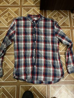 Old Navy Men’s Slim Fit Plaid Dress Shirt | Size: XL