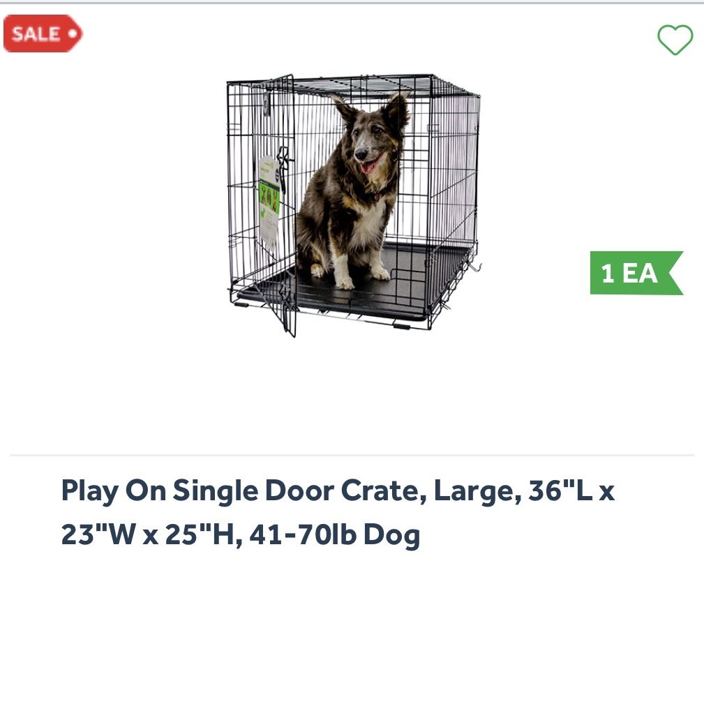 Large Dog Crate $15