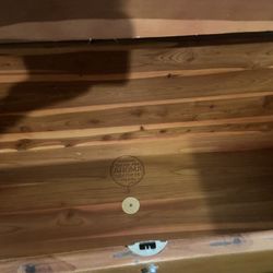 A big cedar chest