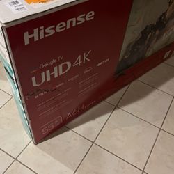 55” Hisense TV UHD 4K Brand new Sealed Firm In Price No Trade