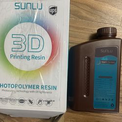 SUNLU Glow in The Dark 3D Printer Resin, Luminous 3D Printing Photopolymer Resin, 395 to 405nm UV Curing, Low Shrinkage High Precision