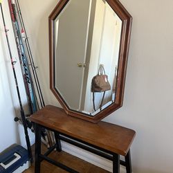 Bench And Mirror 