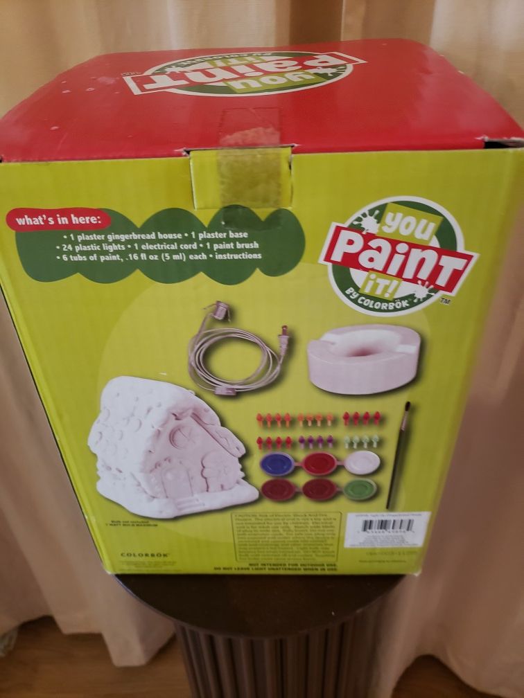Colorbok You Paint it Gingerbread House
