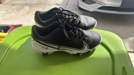 Black sport cleats