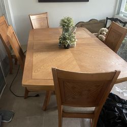 Dinning Table And 6 Chairs