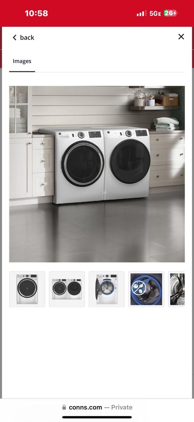 Washer & Dryer Front Load