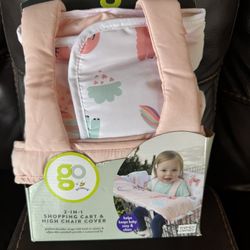 Go Goldbug 2 in 1 Baby Shopping Cart High Chair Cover Llama Unicorn Rhino (New)  Location new port Richey 