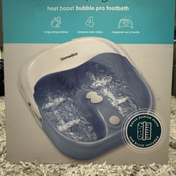 Homedics Heat Boots Bubble Pro Footbath 