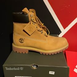 Timberland Premium 6 Inch Waterproof Boot Wheat Nubuck