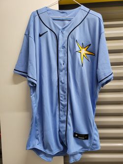 Nike Tampa Bay Rays Authentic Blank Jersey Size 52 New Without Tags