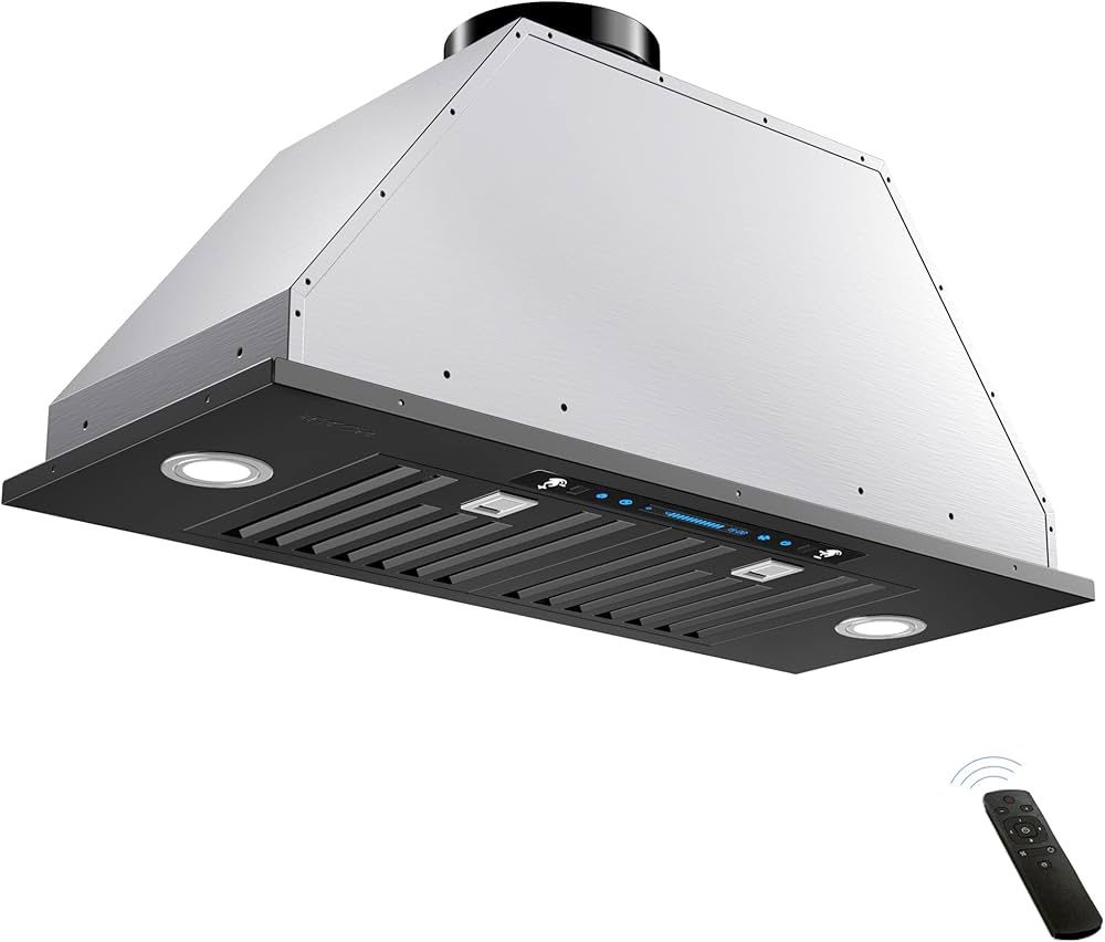 IKTCH 30-inch Black Built-in Range Hood