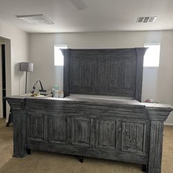 Isabella King Bed With Dresser And Entertainment Center