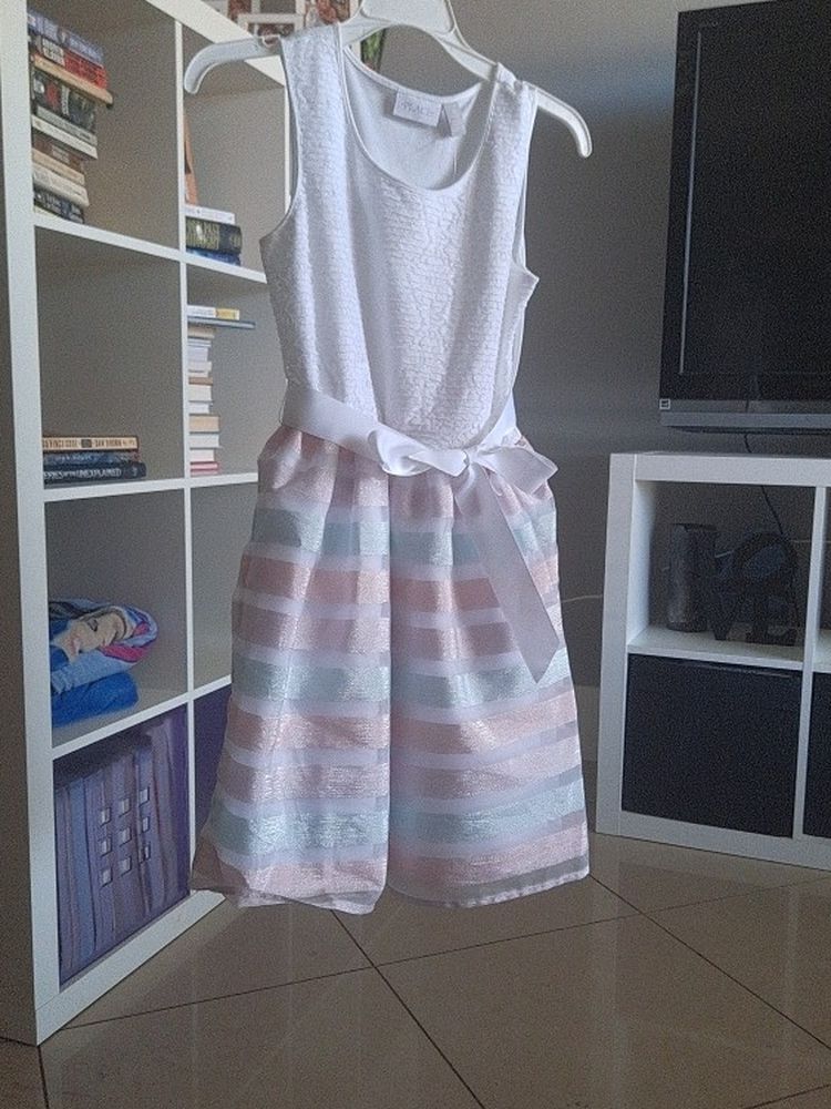 Children's Place Easter Pink/Blue Glitter Dress