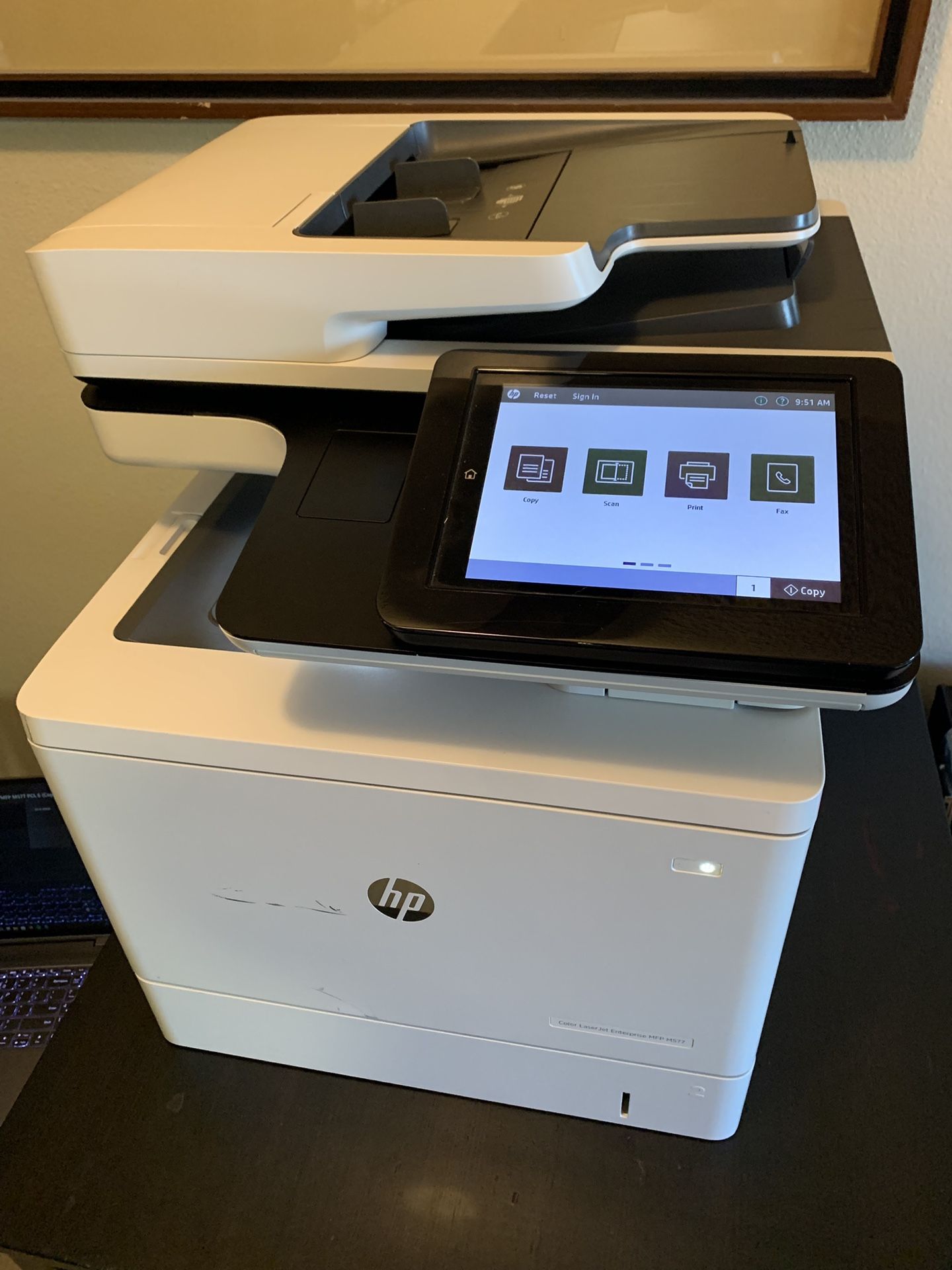  HP Color LaserJet Enterprise M577f Color Laser MFP