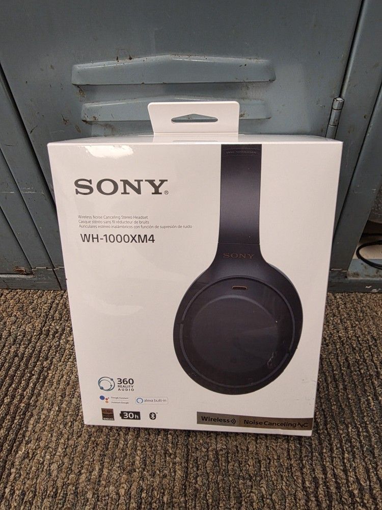 Sony Wh1000xm4 Headphones In Black 