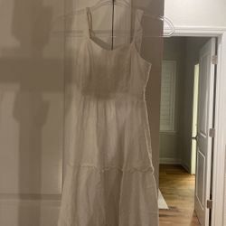 flowy white dress used