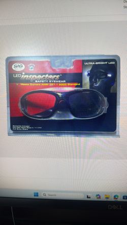 SAS LED INSPECTORS SAFETY EYE WEAR WITH LIGHTS