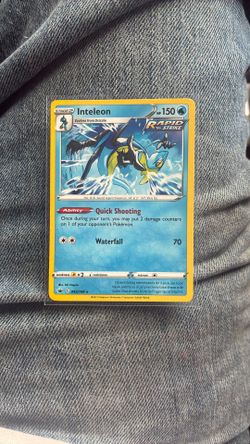 Inteleon Pokémon Card