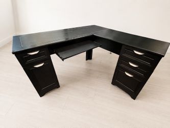 Office Depot L-Shaped Corner Desk - 59" x 36" - Disassembled with All Hardware